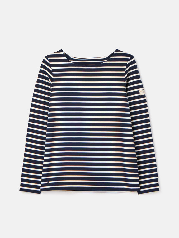 Joules New Harbour Top - Navy White Stripe