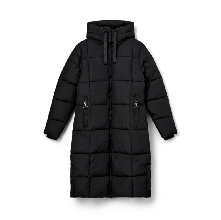 Kopenhaken Liva Long Quilt Coat - Black