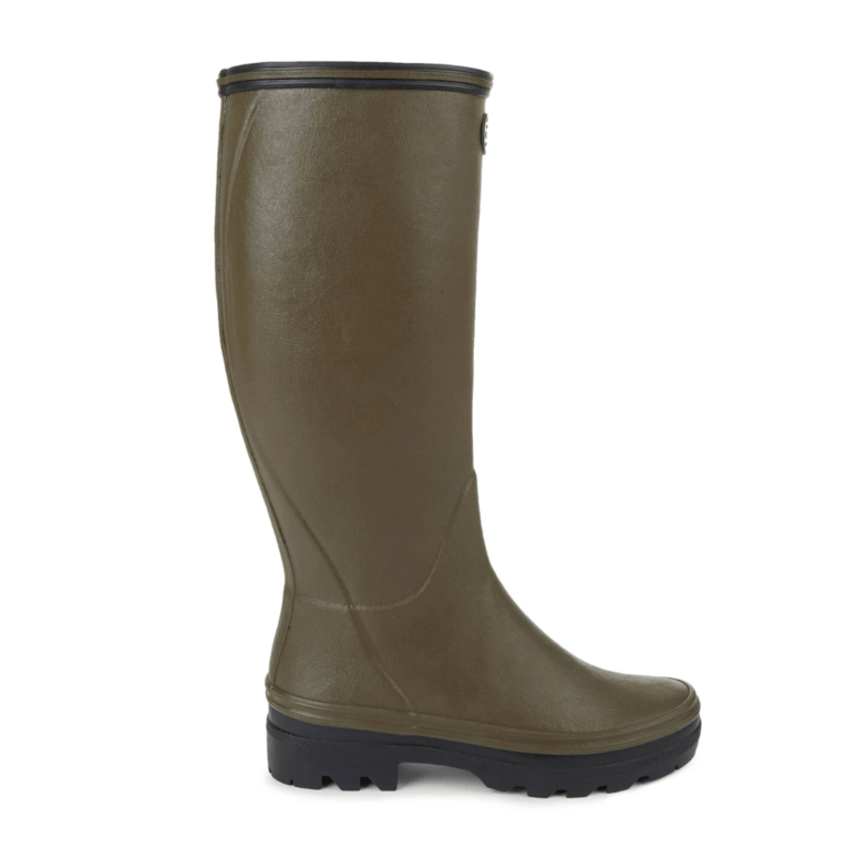 Le Chameau W Giverny Jersey Lined Boot - Chameau Green