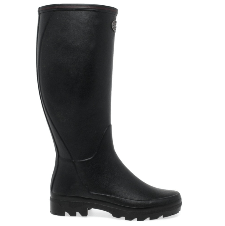 Le Chameau W Giverny Jersey Lined Boot - Noir
