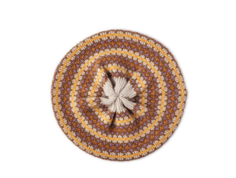 Robert Mackie Morar Beret - Oatmeal