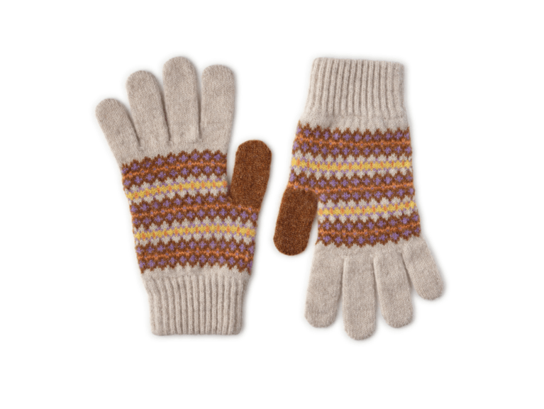 Robert Mackie Morar Glove - Oatmeal 