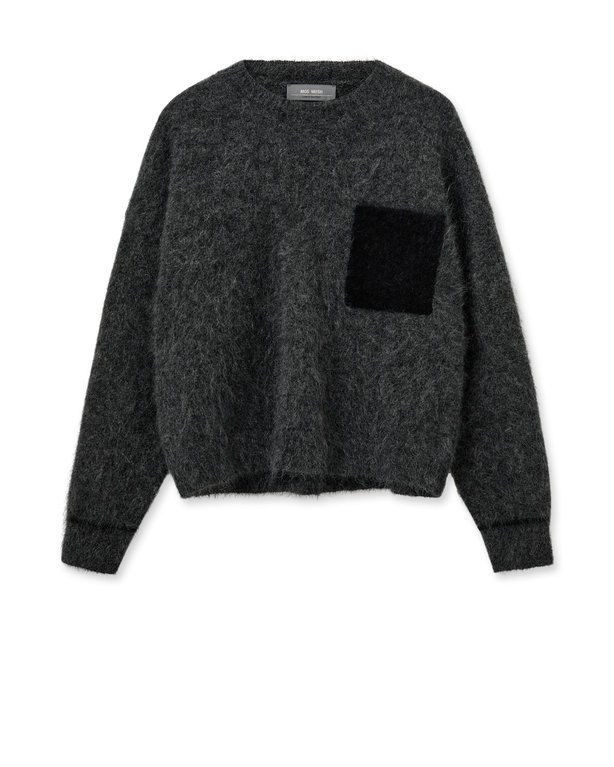 MOS MOSH Alila Mohair Knit - Phantom