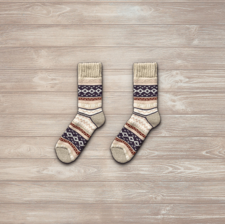 Nordic Socks Ida Merino Socks - Cream