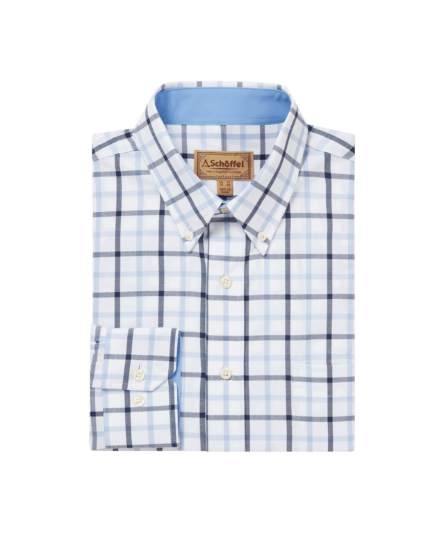 Schöffel Brancaster Classic Shirt - Imperial Blue Check 