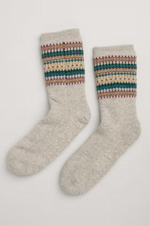 Seasalt House Socks  - Spring Fair Aran Mix 