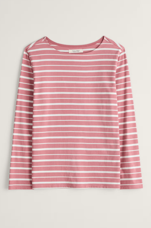 Seasalt Sailor Shirt - Shore Pink Grass Chalk