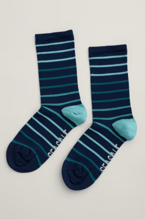 Seasalt Sailor Socks - Breton Shades Maritime