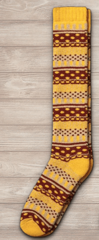 Nordic Socks Sophia Knee High Socks  - Yellow