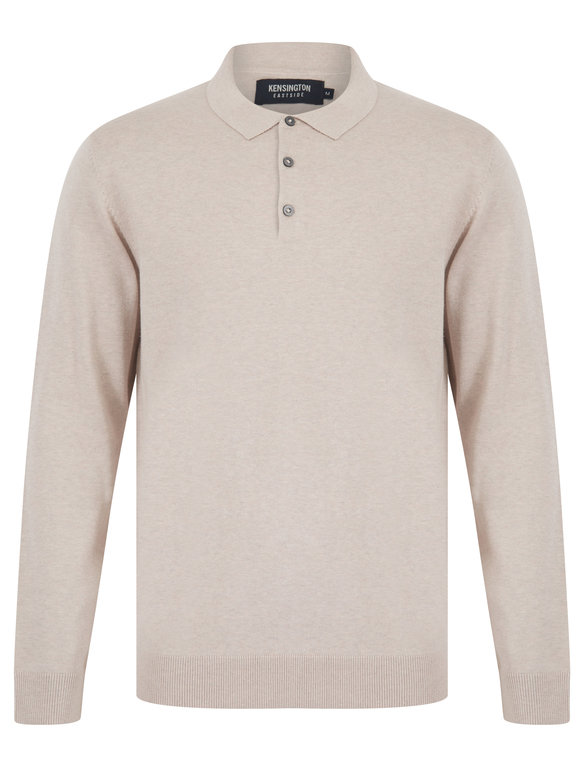 SRG Bokini Knit Polo  - Stone