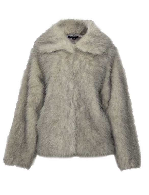 SRG Women's Aurora Faux Fur Jacket - Cream 