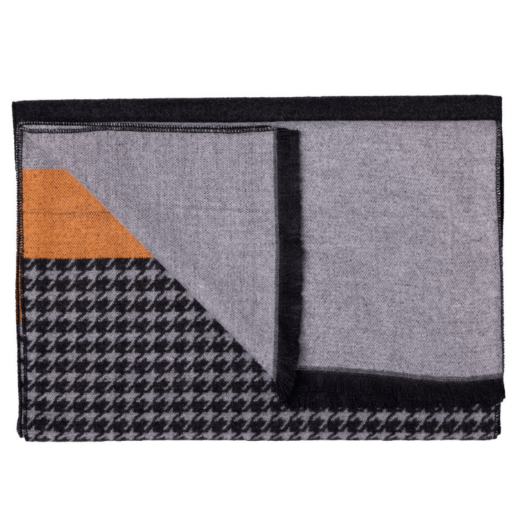 Swole Panda Bamboo Scarf - Stripe & Houndstooth