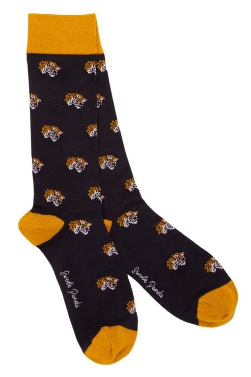 Swole Panda Bamboo Socks - Tigers