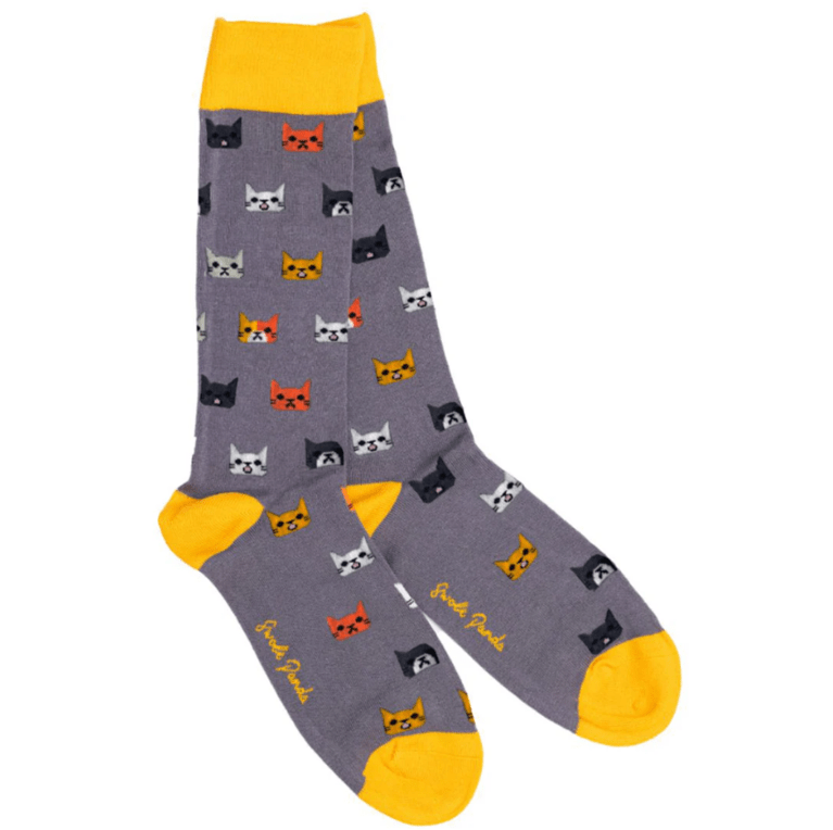 Swole Panda Women's Bamboo Socks - Cats