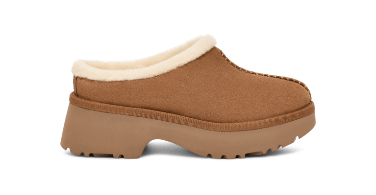 UGG Women's New Heights Cozy Clog  - Chestnut