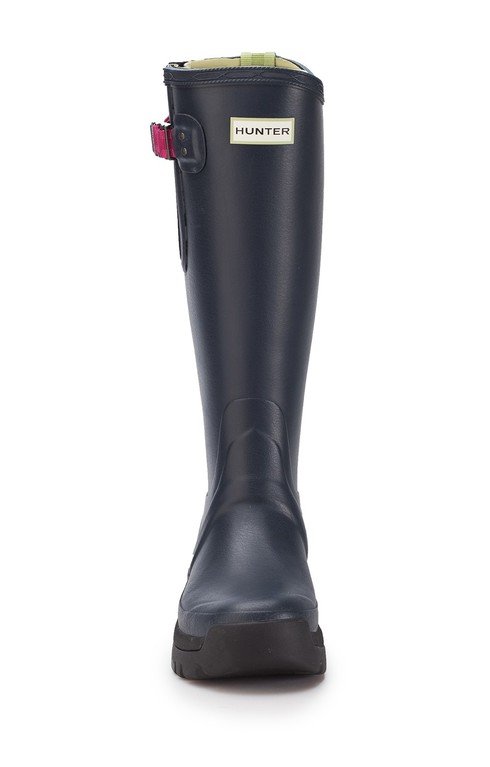 hunter balmoral wellies navy peppercorn