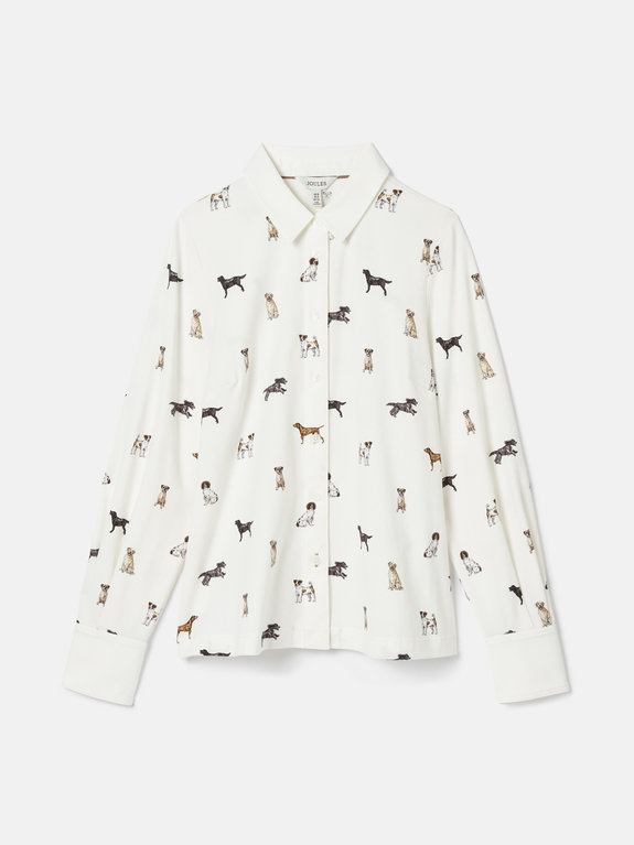 Joules Dogs Joules X Eleanor Tomlinson Jersey Shirt - Dog Print