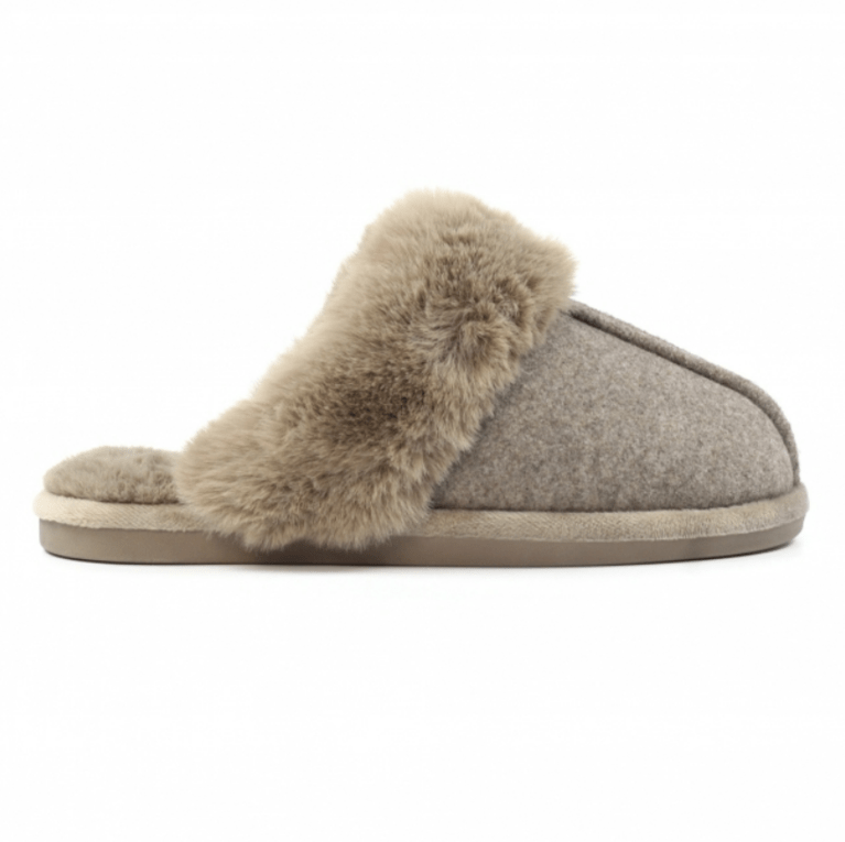 Lunar Carol Slide  - Taupe