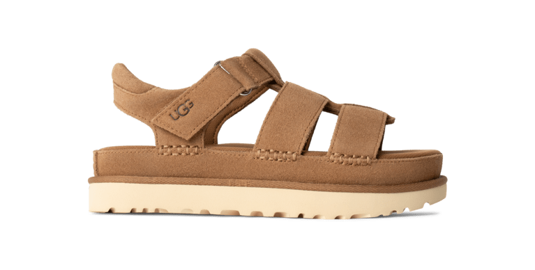 UGG Women's Goldenstar Strap Sandal  - Chestnut