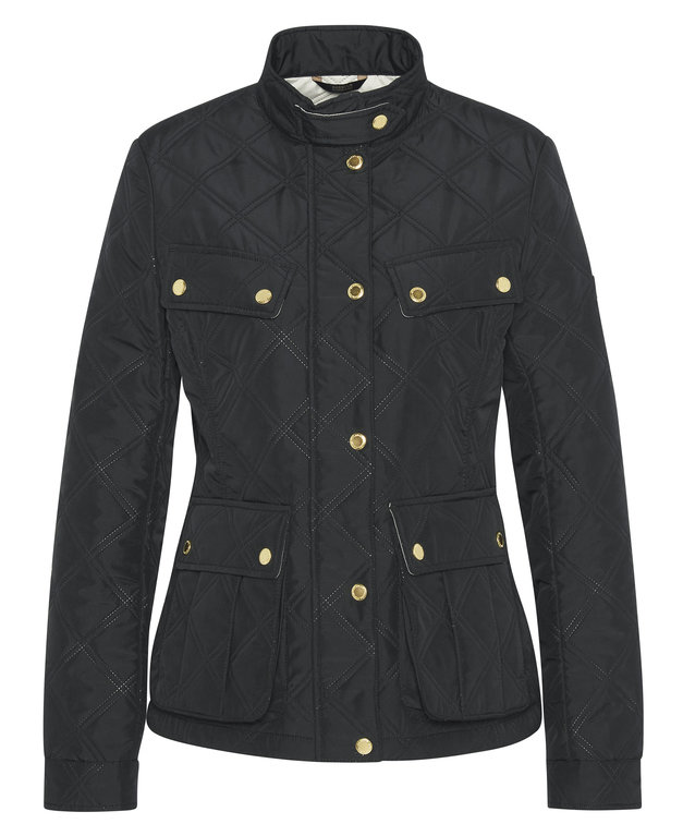 Barbour International Halsey Quilted Jacket  - Black