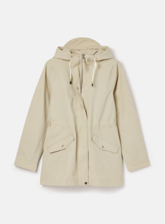 Joules Portwell Waterproof Raincoat - Neutral