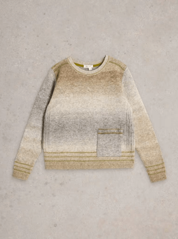 White Stuff Lilbet Jumper  - Natural Multi 