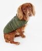 Barbour Baffle Quilted Dog Coat - Olive Thumbnail