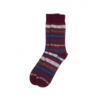 Barbour Boyd Sock  - Burgundy Thumbnail