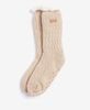 Barbour Cable Lounge Socks - Oatmeal Thumbnail