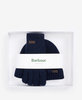 Barbour Carlton Hat & Glove Gift Set - Navy Thumbnail