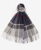 Barbour Carrbridge Tartan Scarf - Blue Granite Thumbnail