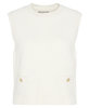Barbour Charlene Sweater Vest  - Antique White Thumbnail
