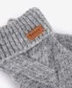 Barbour Dace Cable Glove - Light Grey Thumbnail