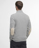 Barbour Essential Elbow Patch Jumper - Stone Thumbnail