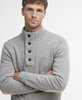 Barbour Essential Elbow Patch Jumper - Stone Thumbnail