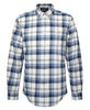Barbour Falstone Tailored Checked Shirt  - Sky Thumbnail
