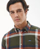 Barbour Folley Tailored Shirt  - Olive Thumbnail