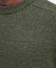 Barbour Grangetown Merino Crew - Mid Olive Thumbnail