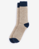 Barbour Houghton Sock  - Stone/Navy Thumbnail