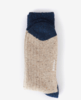 Barbour Houghton Sock  - Stone/Navy Thumbnail