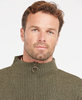 Barbour Nelson Half Zip Jumper - Seaweed Thumbnail