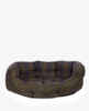 Barbour Quilted Dog Bed - 35 inch - Olive Thumbnail