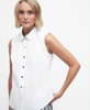 Barbour Rei Sleeveless Shirt - White Thumbnail