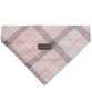 Barbour Tartan Dog Bandana  - Taupe/ Pink Thumbnail