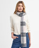 Barbour Tartan Scarf Cashmere/Lambswool - Pink/Grey  Thumbnail