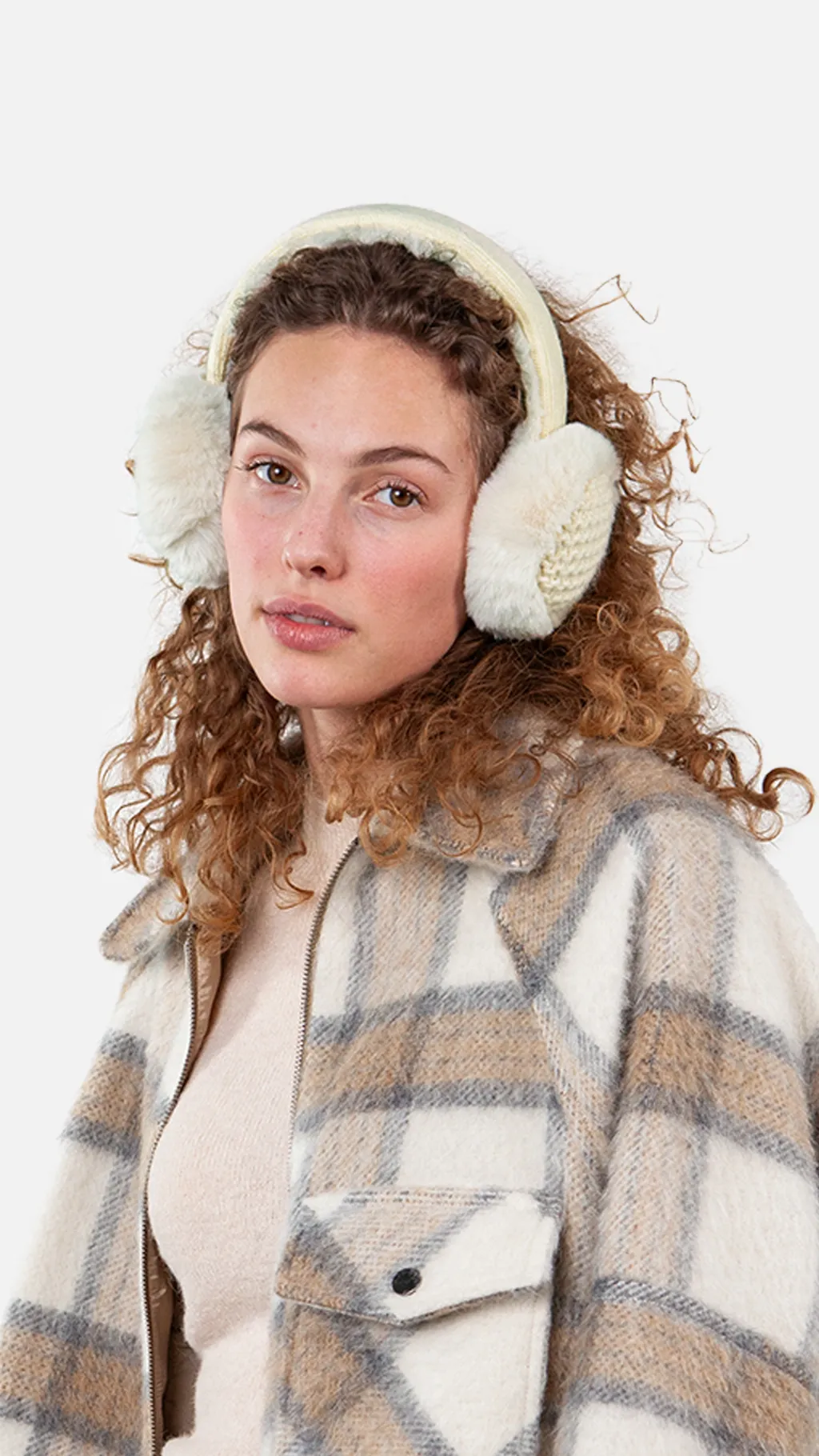 Barts Bigwit Earmuffs  - Cream Thumbnail