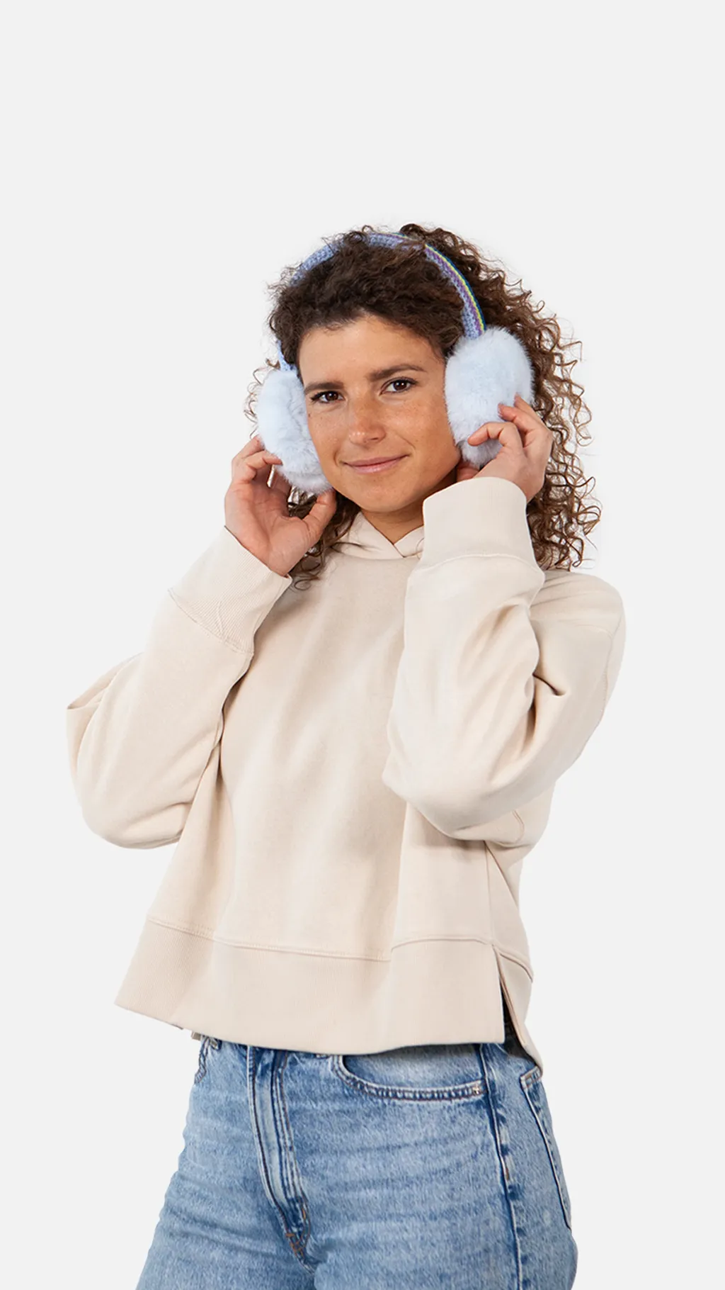 Barts Crotchetband Earmuffs  - Light Blue  Thumbnail