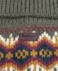 Barbour Case Fair Isle Jumper - Olive Thumbnail