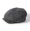 Failsworth Carloway Harris Tweed Bakerboy Cap  - Grey  Thumbnail