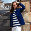 Finnieston Claremont Shawl Chore Coat - Navy Thumbnail